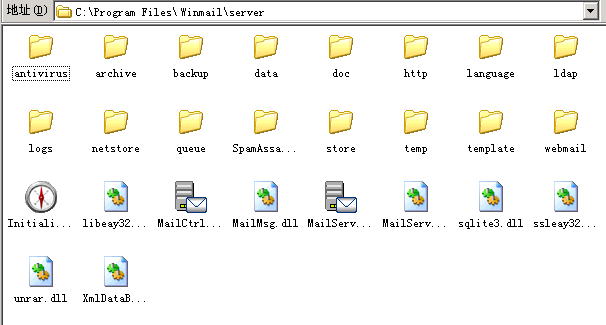 winmail 目录结构